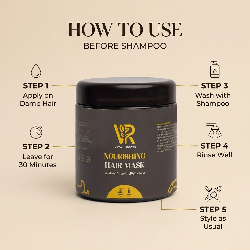 VitalRoots Hair Mask 300 gm